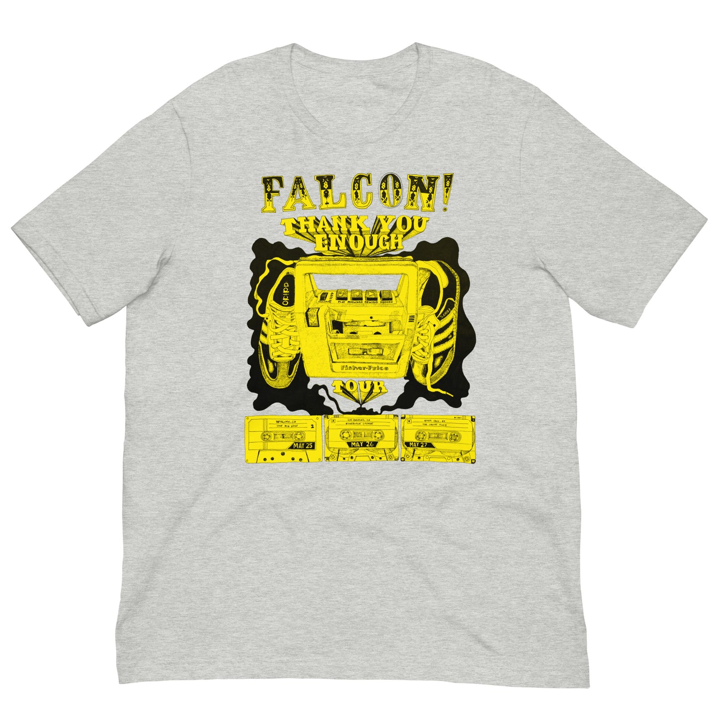 FALCON! 2023 West Coast Tour Shirt (Yellow)