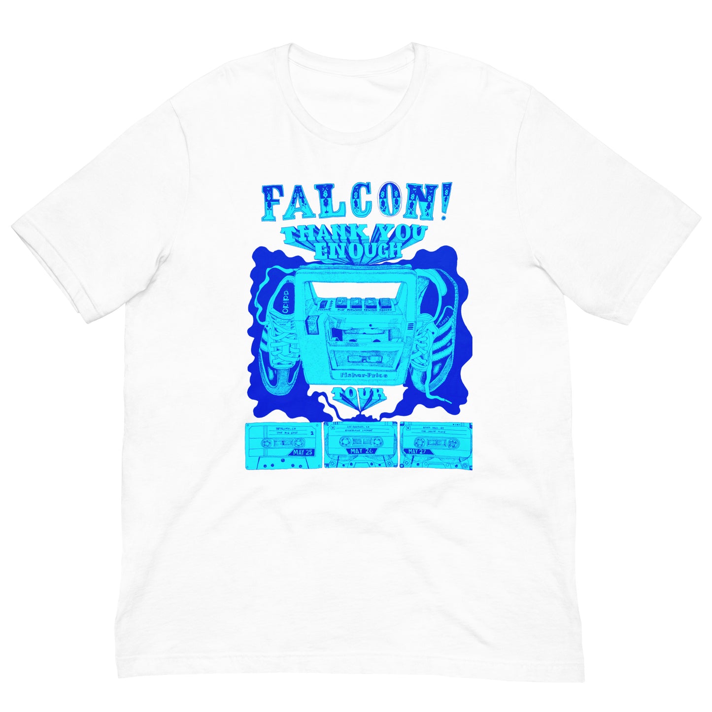 FALCON! 2023 West Coast Tour Shirt (Blue)